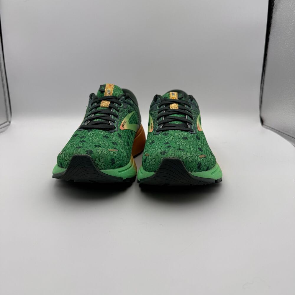 Brooks Ghost 14 Lucky Women's 8.5 Running Shoes Green Gold Shamrock EU 40 - Picture 2 of 11